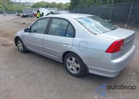 2004 Honda Civic Ex z USA, uszkodzony, nr VIN 2HGES26884H541275